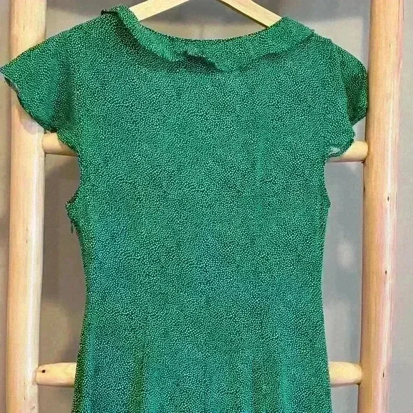 Auguste the Label Diamond Rumba Midi Dress Green size 4